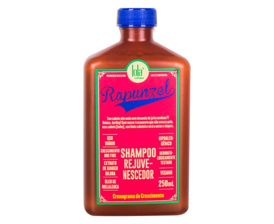 Lola Cosmetics, Rapunzel, Hair Shampoo, Rejuvenating, 250 ml Šampūni