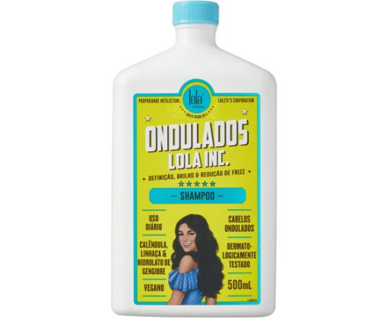 Lola Cosmetics, Ondulados Lola Inc., Hair Shampoo, Defining & Anti-Frizz, 500 ml Šampūni
