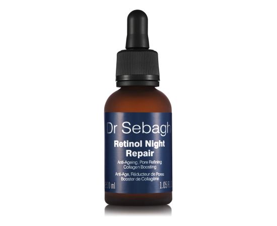 Dr Sebagh, Retinol Night Repair, Hyaluronic Acid, Anti-Ageing, Night, Serum, For Face, 30 ml Sejas kopšana