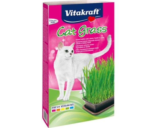 VITAKRAFT Cat Grass - Kit for cats - 120 Kaķu sausā barība