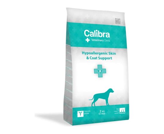 CALIBRA VD Dog Hypoallergenic Skin&Coat Support - dry dog food - 2kg Suņu barība