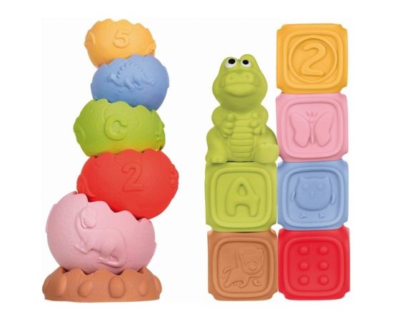 Tullo Sensory blocks – Montessori educational set, 13 pieces Jaunumi, Bērnu preces