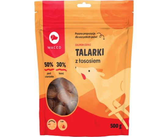 MACED Salmon chips - Dog treat - 500g Suņu barība