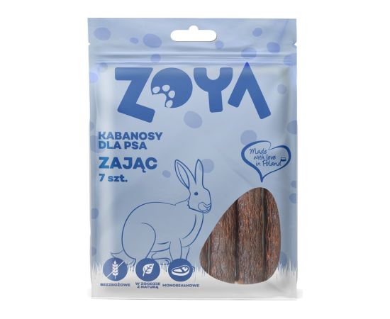 ZOYA Kabanos z zająca przysmak dla psów 7szt Suņu barība