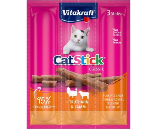 VITAKRAFT Cat Stick Turkey and lamb - cat treats - 18 g Сухой корм для кошек