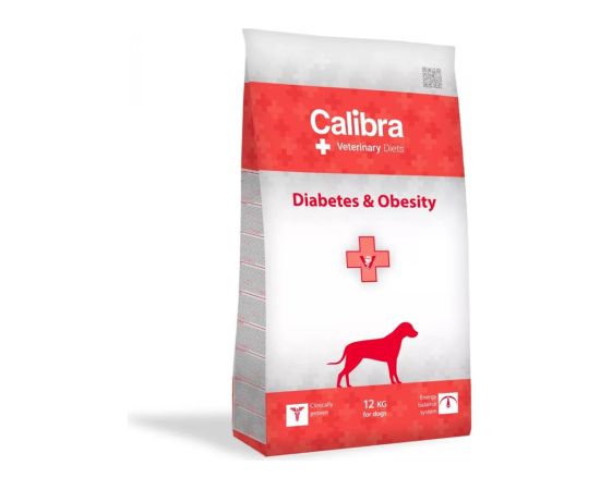 CALIBRA Veterinary Diets Dog Diabetes&Obesity - dry dog food - 12kg Suņu barība