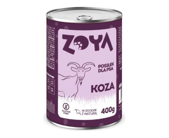 ZOYA Koza – puszka mokra karma dla psów 400g Suņu barība