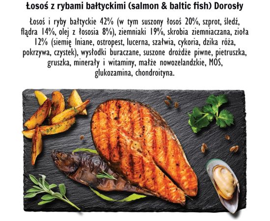 PAKA ZWIERZAKA Salmon with Baltic fish M - dry dog food - 9kg Suņu barība