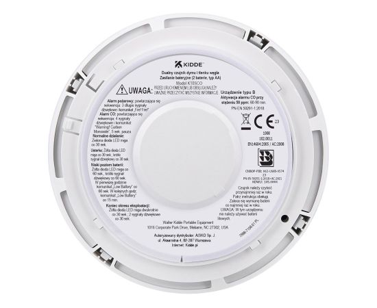 Kidde Dual smoke and carbon monoxide detector K10SCO Detektori