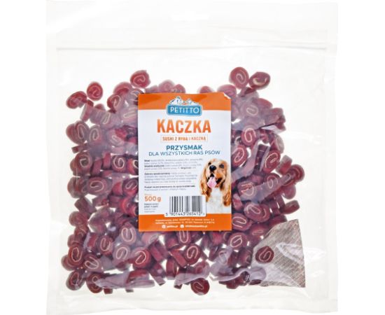 PETITTO Sushi with fish and duck - dog treat - 500 g Suņu barība