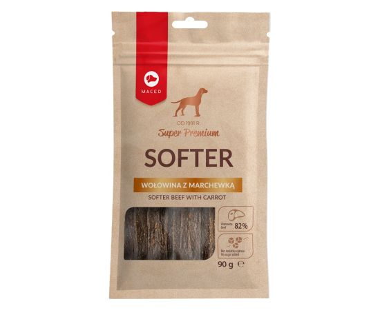 MACED Softer Beef with carrot - Dog treat - 100g Suņu barība