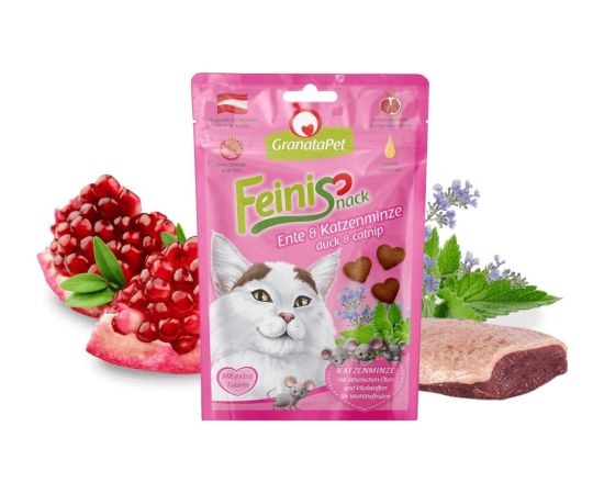 Fox4pets GRANATAPET FeiniSnack Duck and catnip - cat treats - 50g Сухой корм для кошек
