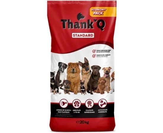 Hurtownia Karm THANK'Q Standard Ham - dry dog food - 20kg Suņu barība