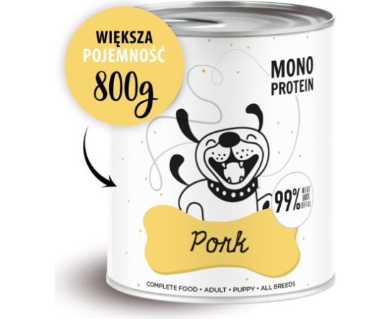 PAKA ZWIERZAKA Pepe Pork - wet dog food - 800g Suņu barība