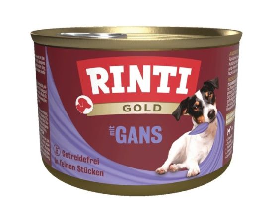 RINTI Gold Goose - wet dog food - 185g Suņu barība