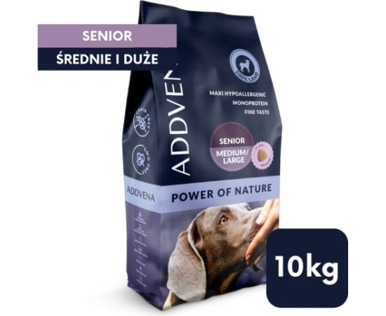 ADDVENA Power of Nature Senior Medium/Large Lamb - dry dog food - 10kg Suņu barība