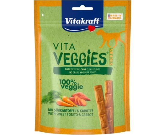 VITAKRAFT Vita Veggies Stickies Carrot with sweet potato - dog treat - 80 g Suņu barība