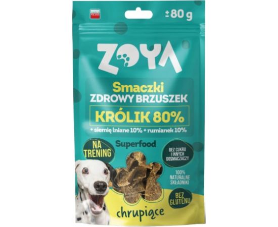 ZOYA Healthy tummy Rabbit - dog treat - 80g Suņu barība