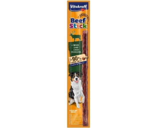 VITAKRAFT Beef Stick Game - dog treat - 12g Suņu barība
