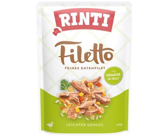 RINTI Filetto Duck fillet with vegetables - wet dog food - 100g Suņu barība