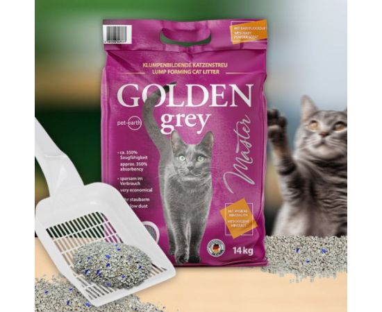 GOLDEN Grey Master - bentonite litter - 7kg Kaķu pakaiši