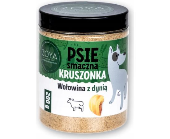 ZOYA Beef and pumpkin crumble - dog treat - 200g Suņu barība