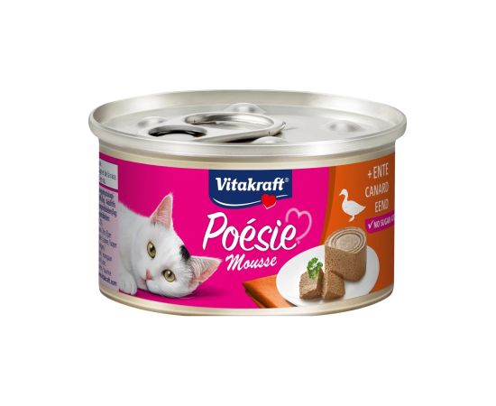 VITAKRAFT Poésie Mousse Duck - wet cat food - 85g Консервы кошек