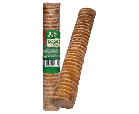 MACED Trachea stuffed with goose - chew for dog - 150g Suņu barība