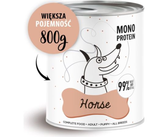 PAKA ZWIERZAKA Pepe Horse - wet dog food - 800g Suņu barība