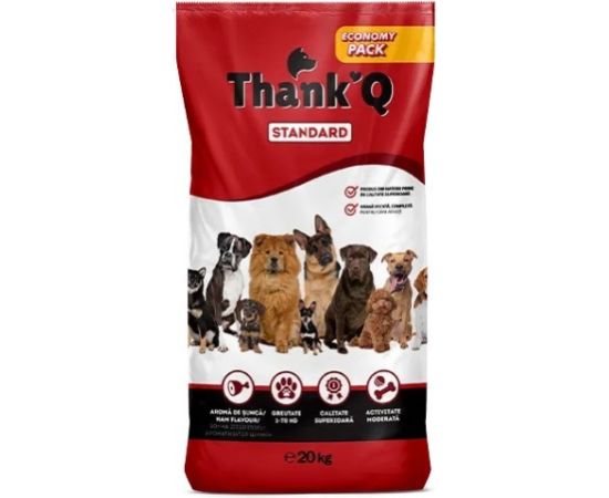 Hurtownia Karm THANK'Q Standard Beef - dry dog food - 20kg Suņu barība