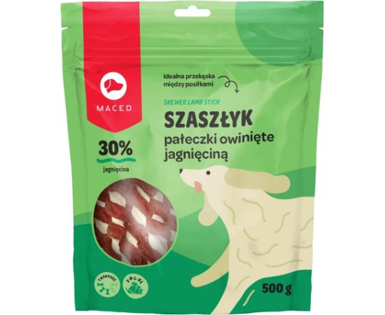 MACED Skewer lamb stick - Dog treat - 500g Suņu barība