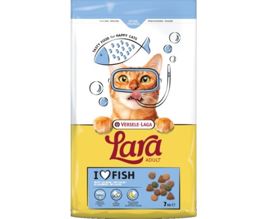 Versele-laga VL-Lara Adult Salmon - z łososiem karma dla kotów dorosłych 7kg Kaķu sausā barība