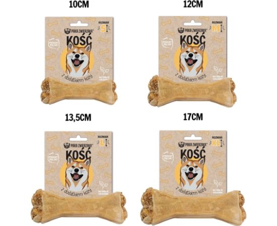 PAKA ZWIERZAKA Bone with goat XL 17 cm - dog treat - 115g Suņu barība
