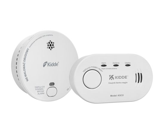 Czujnik czadu K5CO + czujka dymu 2030-DSR3 KIDDE Detektori
