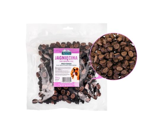 PETITTO Sushi Lamb with fish - dog treat - 500g Suņu barība