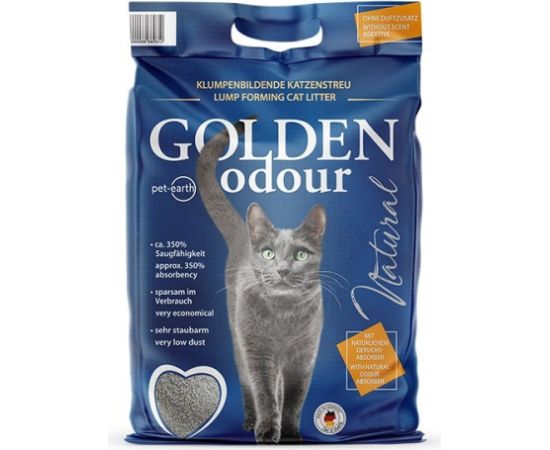 Golden Grey GOLDEN Odour Natural - bentonite litter - 7kg Kaķu pakaiši