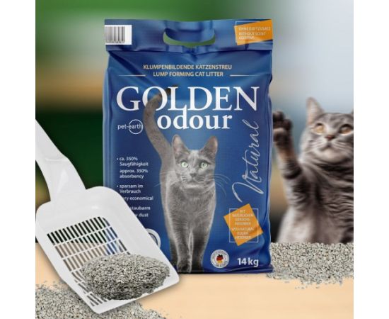 Golden Grey GOLDEN Odour Natural - bentonite litter - 7kg Kaķu pakaiši