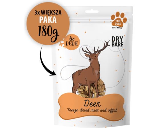 PAKA ZWIERZAKA Lio Pepe Deer XL - dog treat - 180g Suņu barība
