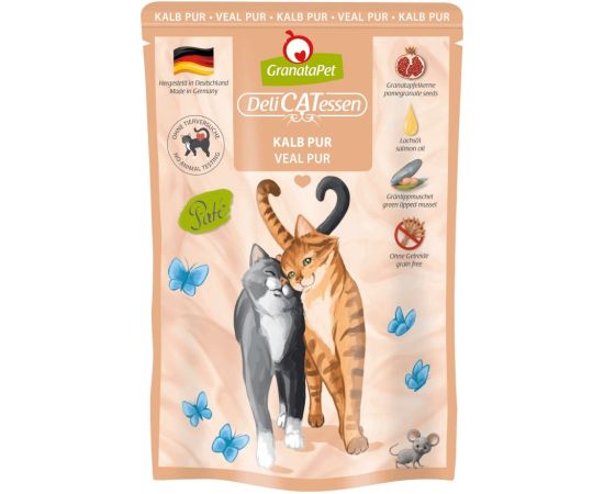 Fox4pets GRANATAPET DeliCATessen Veal - wet cat food - 85g Kaķu konservi