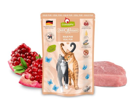 Fox4pets GRANATAPET DeliCATessen Veal - wet cat food - 85g Kaķu konservi