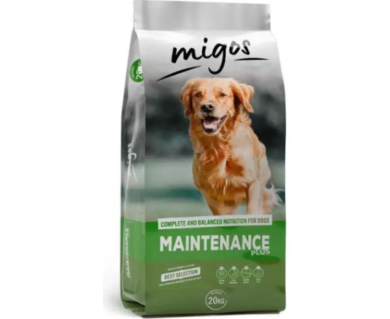Hurtownia Karm MIGOS Maintenance Plus - dry dog food - 20kg Suņu barība