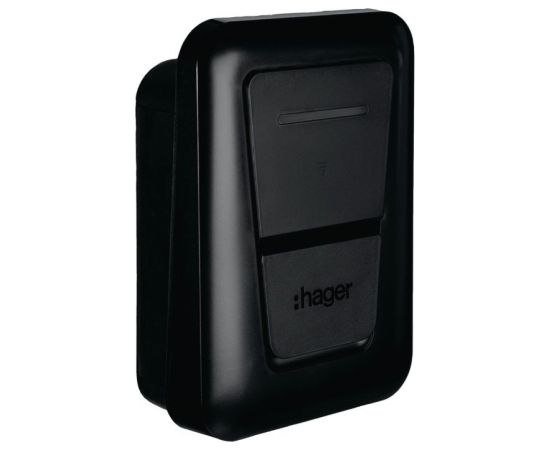 EVCS Hager witty one 11kW 3f RFID Bluetooth charging station with T2 socket Elektro Auto lādēšanas piederumi