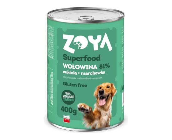 ZOYA Superfood Beef - wet dog food - 400g Suņu barība