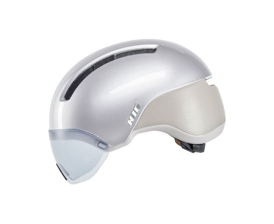 HJC CALIDO PLUS Silver Cycling Helmet, PEARL GREYISH SILVER, Size L Велосипедные шлемы