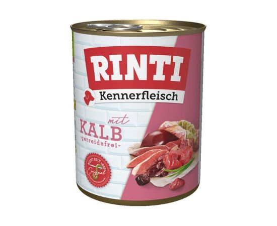 RINTI Kennerfleisch Veal - wet dog food - 800g Suņu barība