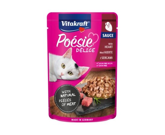 VITAKRAFT POESIE DELICE hearts - wet cat food - 85 g Kaķu konservi