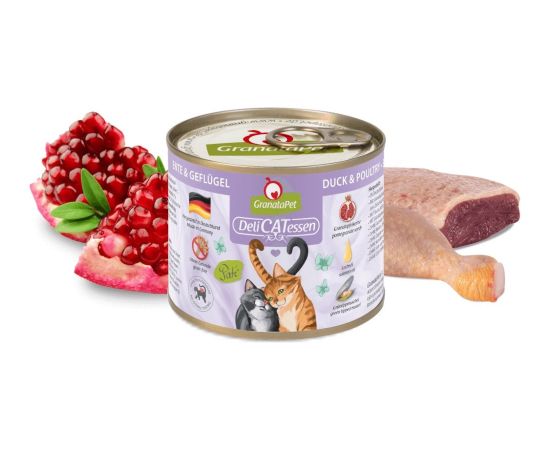 Fox4pets GRANATAPET DeliCATessen Duck and poultry - wet cat food - 200g Консервы кошек