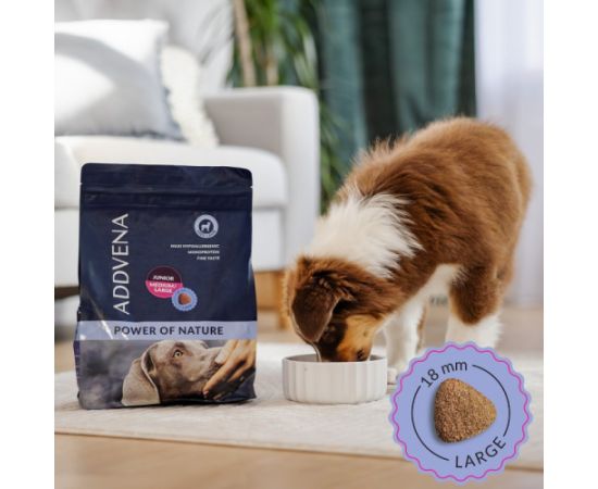 ADDVENA Power of Nature Junior Medium/Large Lamb - dry dog food - 10kg Suņu barība