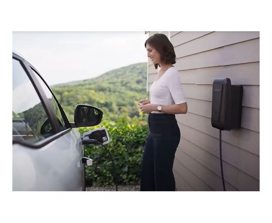 EVCS Hager witty one 11kW 3f RFID Bluetooth charging station with 6.5m T2 cable Elektro Auto lādēšanas piederumi