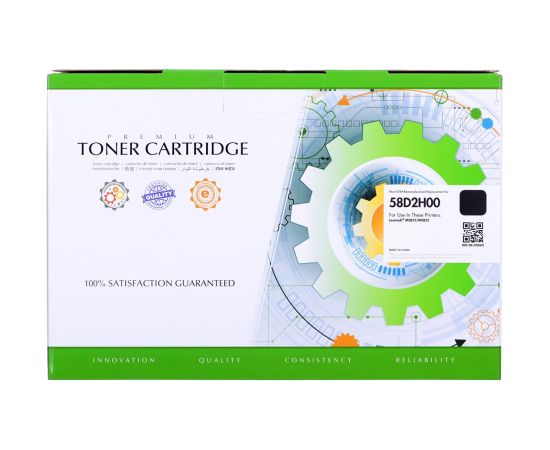 Superbulk toner do Lexmark  S58D2H00 czarny Lāzerprinteru izejmateriāli